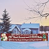 Photo Gallery kindajoy striscione natalizio extra large, decorazione da giardino, per feste, divertente decorazione natalizia da appendere per interni ed esterni, decorazione per feste di natale (9,8 × 1,6 piedi) Photo Gallery kindajoy striscione natalizio extra large, decorazione da giardino, per feste, divertente decorazione natalizia da appendere per interni ed esterni, decorazione per feste di natale (9,8 × 1,6 piedi)