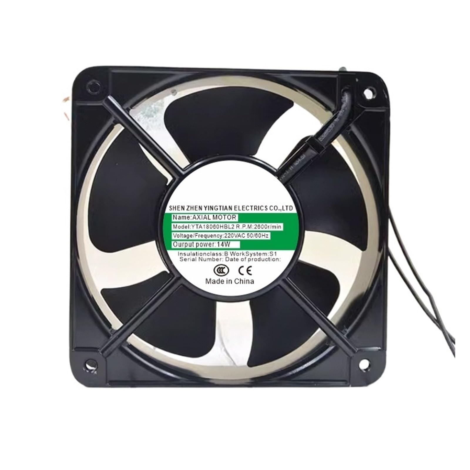 Ventilateur de refroidissement 18060 220V résout la surchauffe de machine à souder