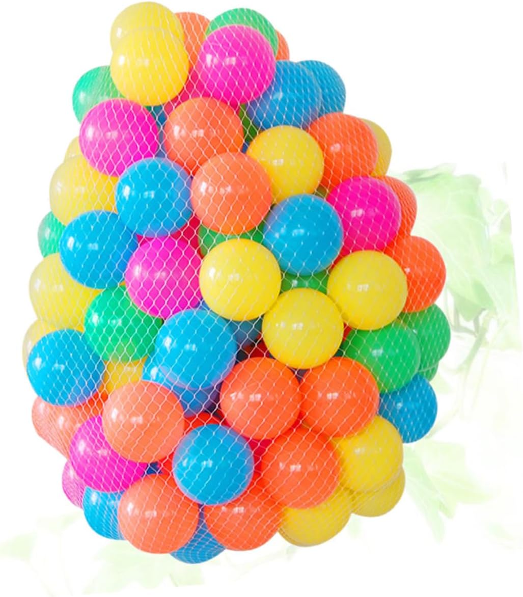 250Pcs Colorful Thicken Ocean Balls for Educational Pe Playground and for Ball Pits and Bounce Houses for Group Play Activities