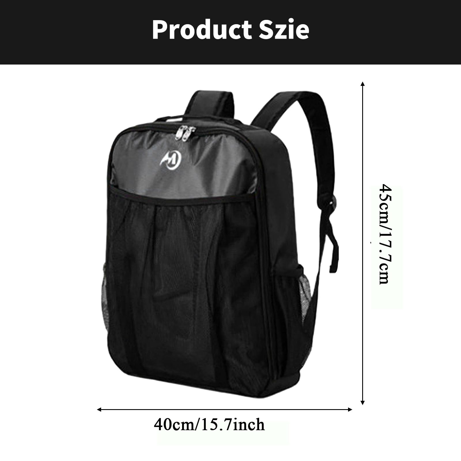 Fadcaer Sac de Transport Respirant pour Patins à Roulettes, Roues Alignées et Glace - Unisexe pour Enfants et Adultes
