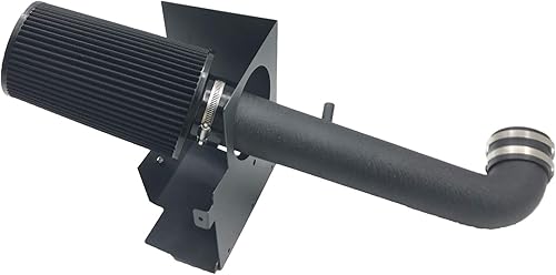 Miniatura 8 de Kit de admisión de aire frío para Jeep Wrangler 3.6L V6 2012-2018, plateado y negro