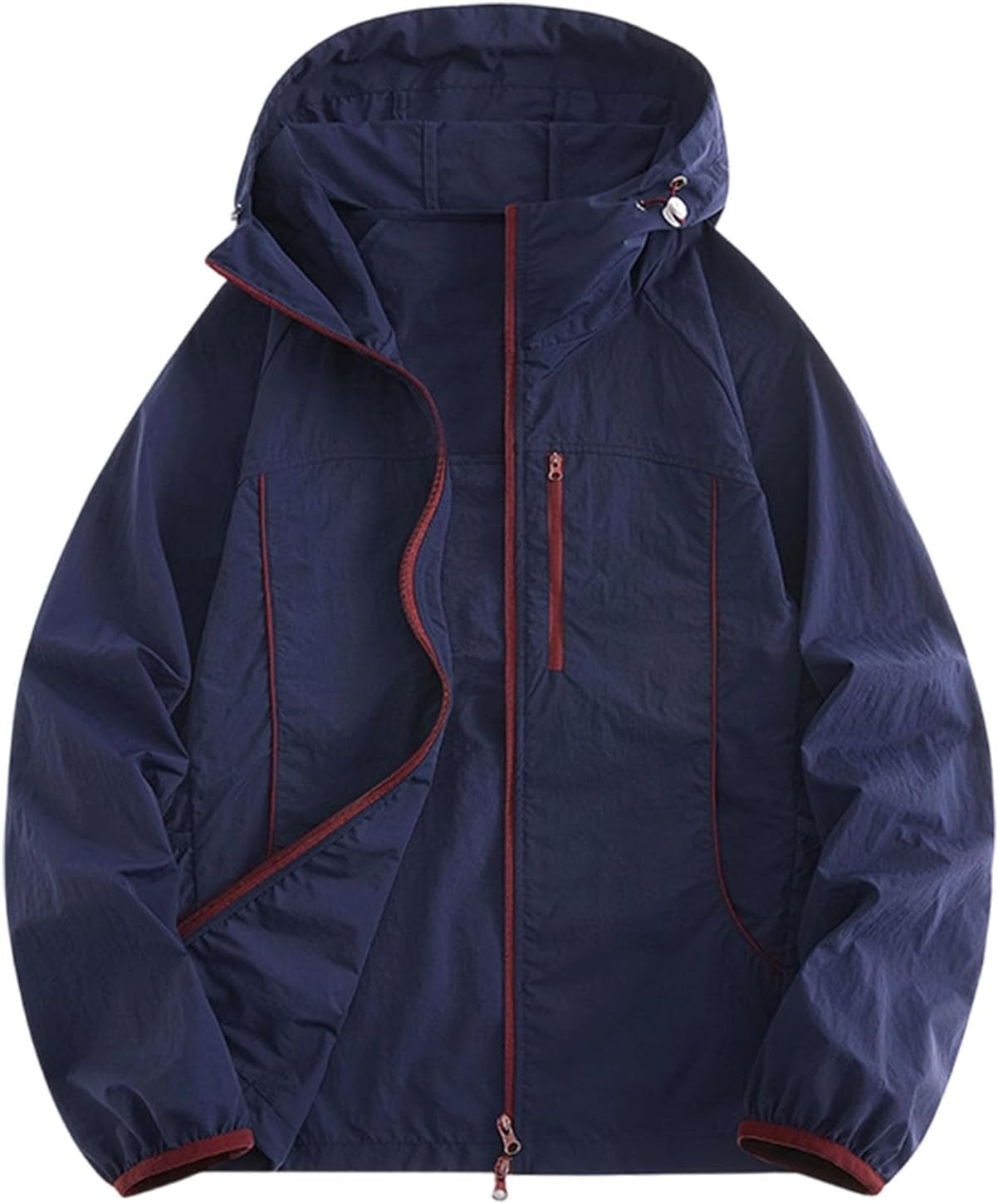 Fishing Hoodies for Men,Sun Protection Jacket Men Lightweight Hoodie Jacket Waterproof Sun Jackets,Outdoor Travel,Beach