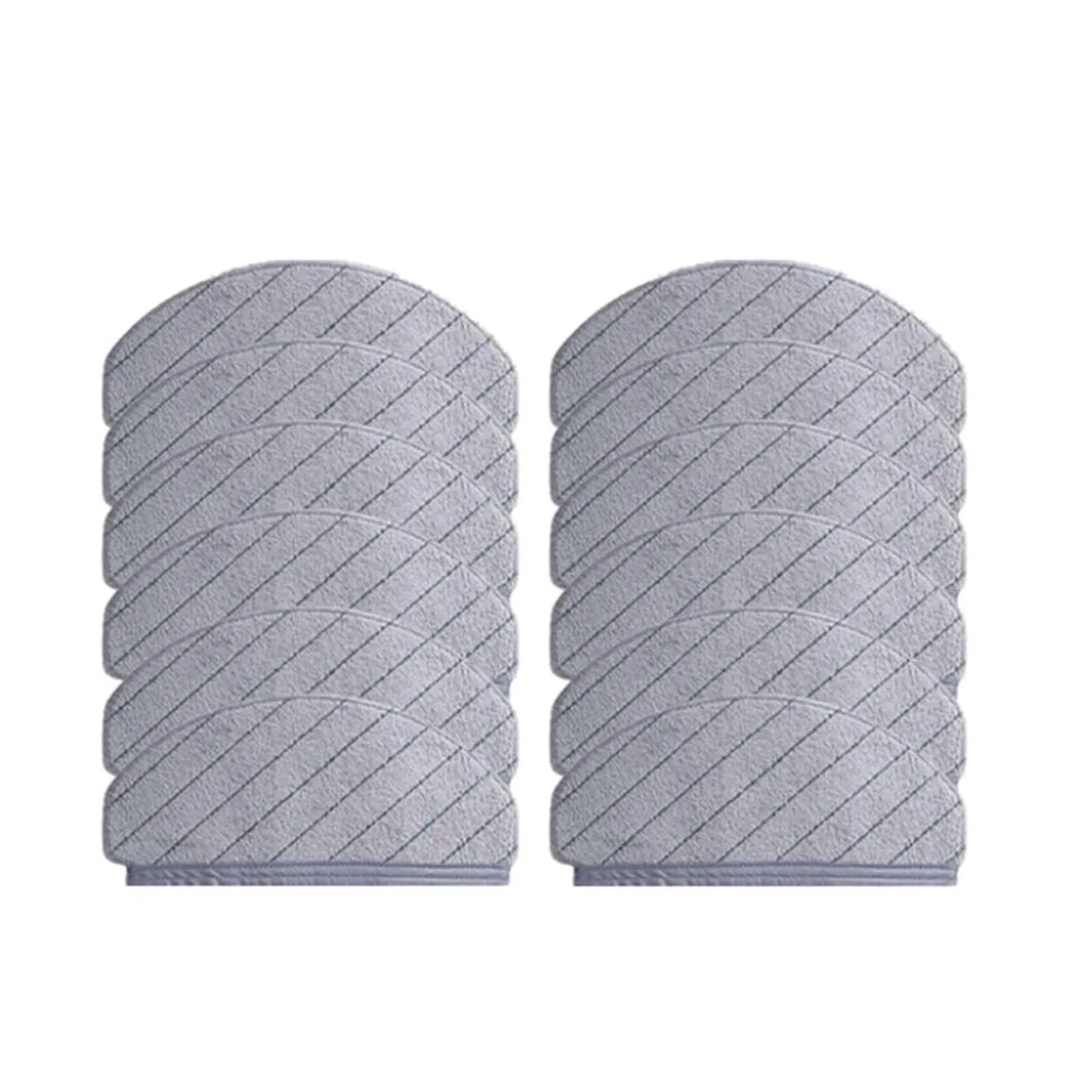 Washable Mopping Pad Set, Compatible for ECOVACS DEEBOT N20/N20 Pro/N20 Plus/N20 Pro Plus/X1 Plus/T10 Plus, Robot Vacuum Replacement Mop Cloths(12PCS)