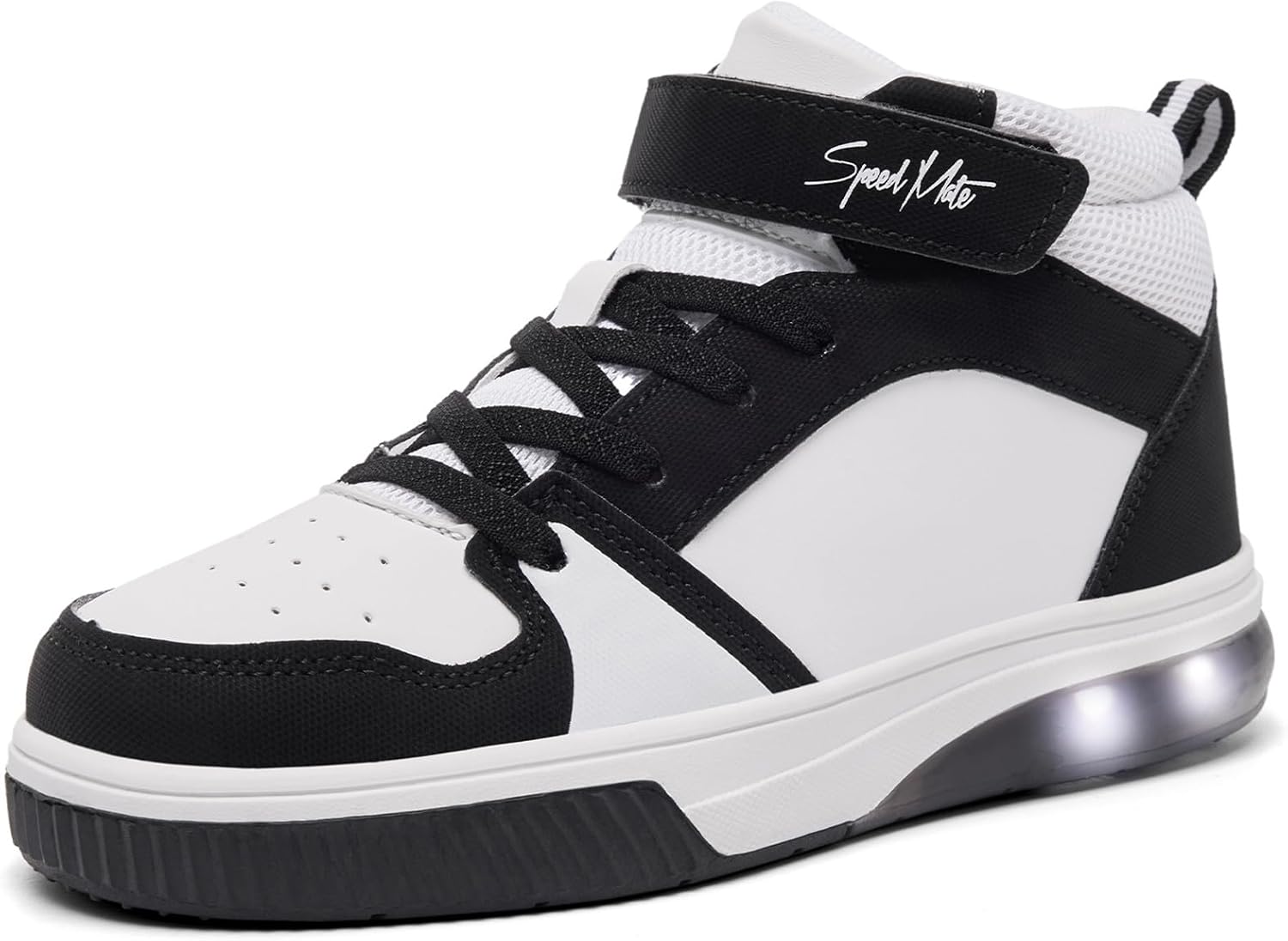 Toddler Light Up Shoes Boys Girls Breathable LED Glowing Luminous Tennis Sneakers for Outdoor Sport(Little/Big Kid)