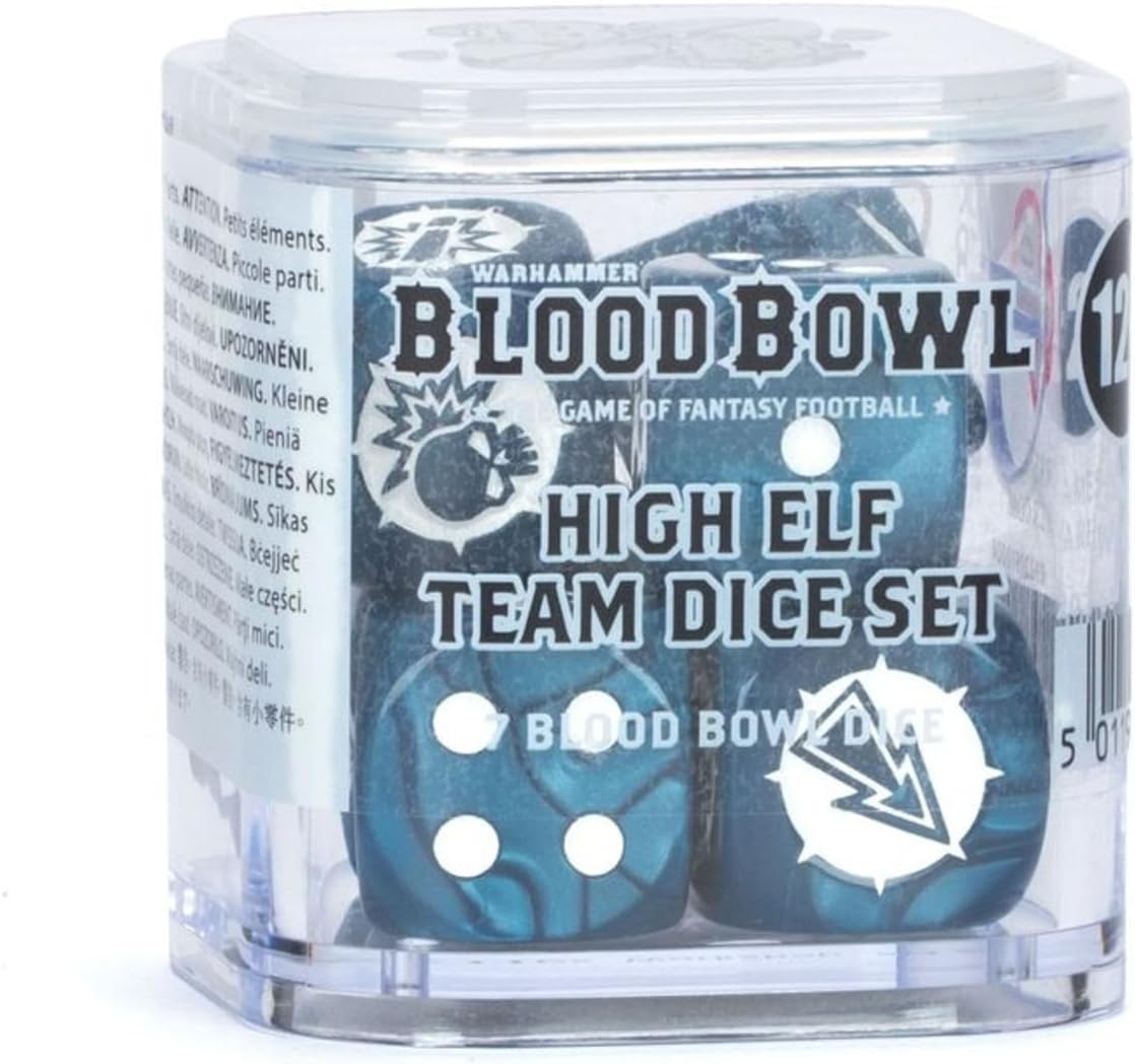 Games Workshop - Blood Bowl: High Elf Team Dice Set