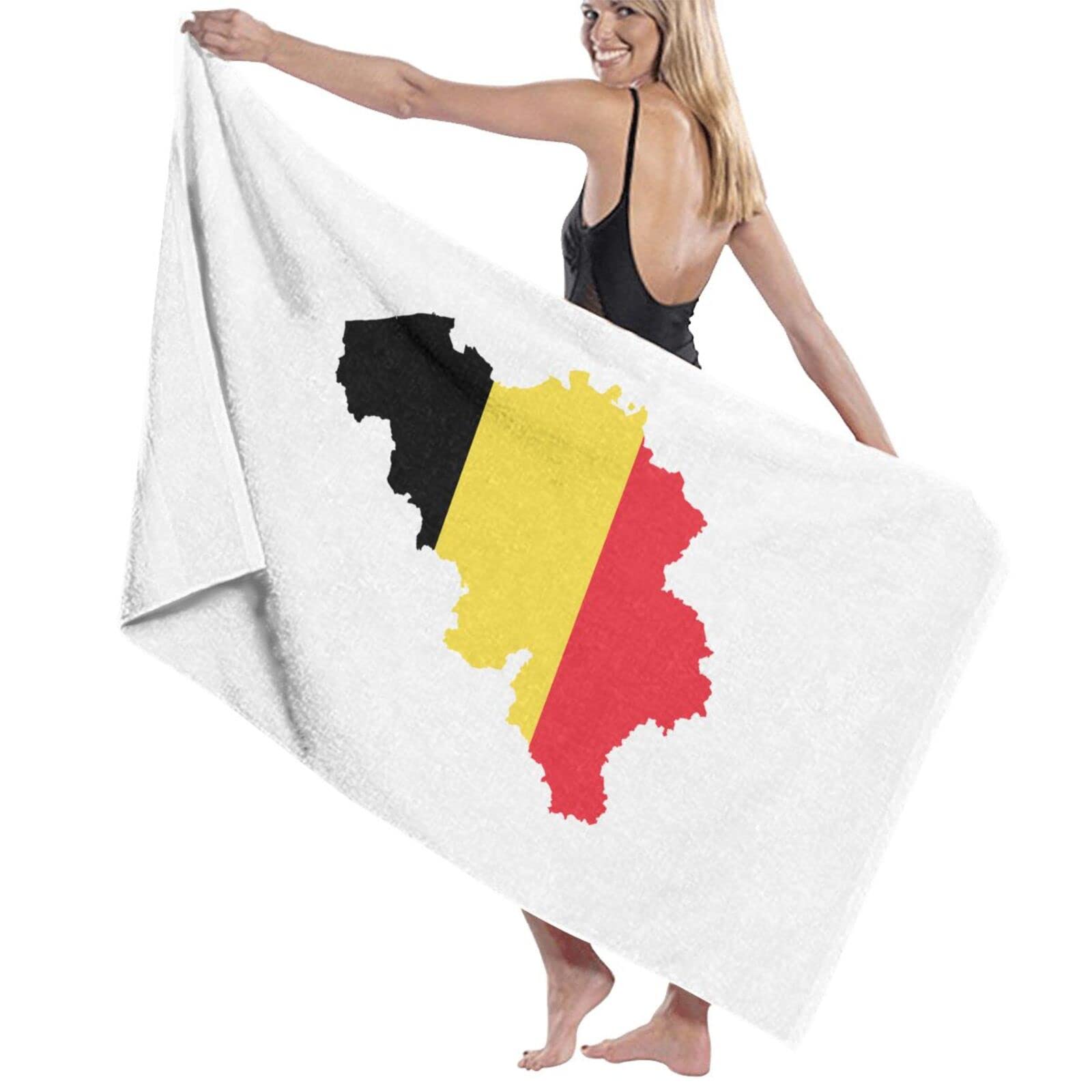 Serviette de plage Belgique douce qui résout le problème du linge humide
