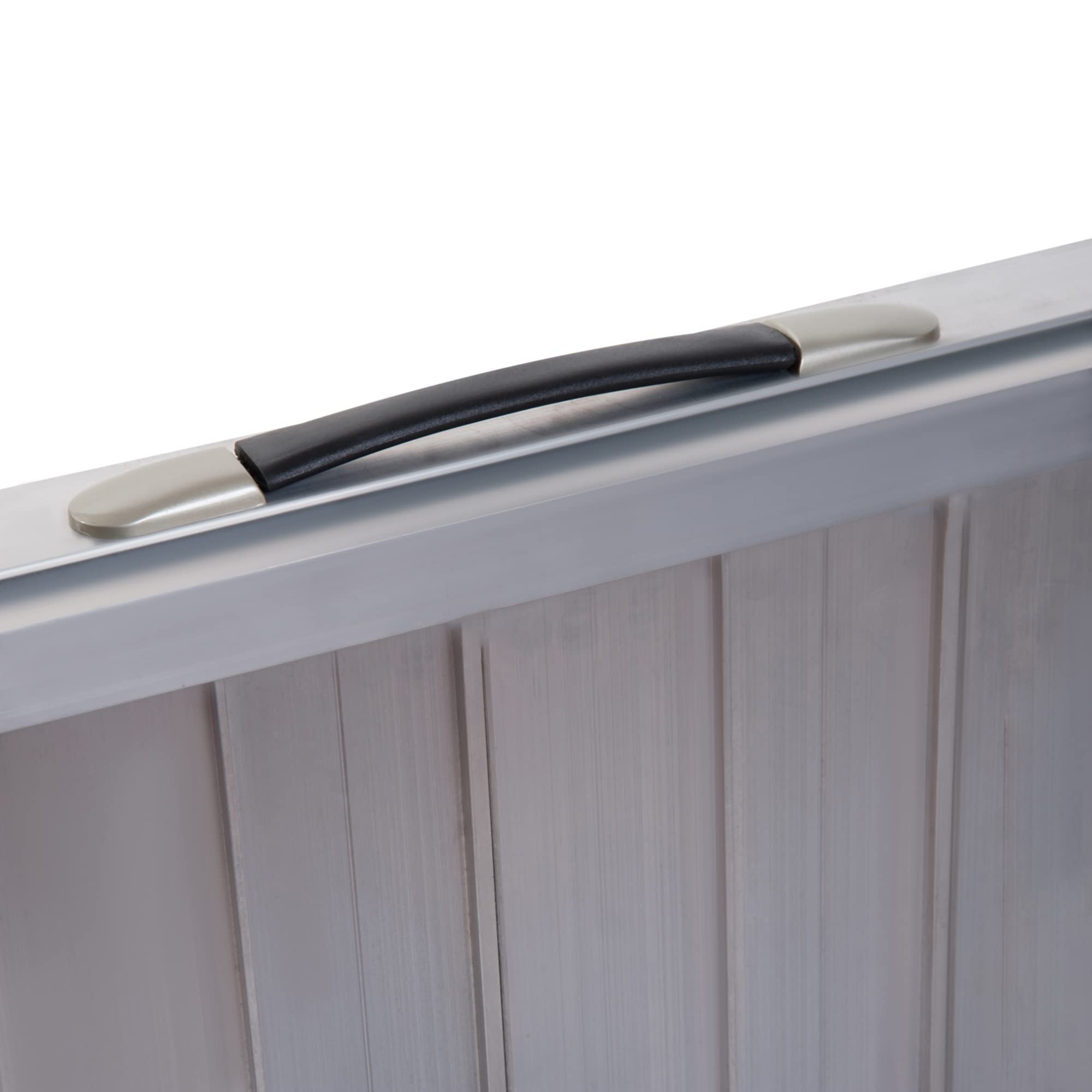 HOMCOM Aluminiowa poręcz do wózków inwalidzkich z obramowaniem maksymalne obciążenie 270 kg 91 x 74 cm