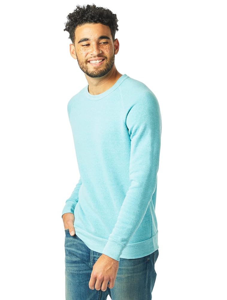 Alternative Men's Challenger Eco Pullover Hoodie - Recycled Polyester, Washed Terry, Unisex Fit