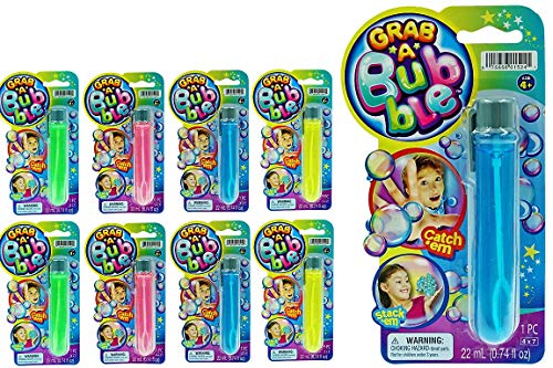 JA-RU Grab a Bubble Touchable Mini Bubble Wands (8 Pk) 1524-8p