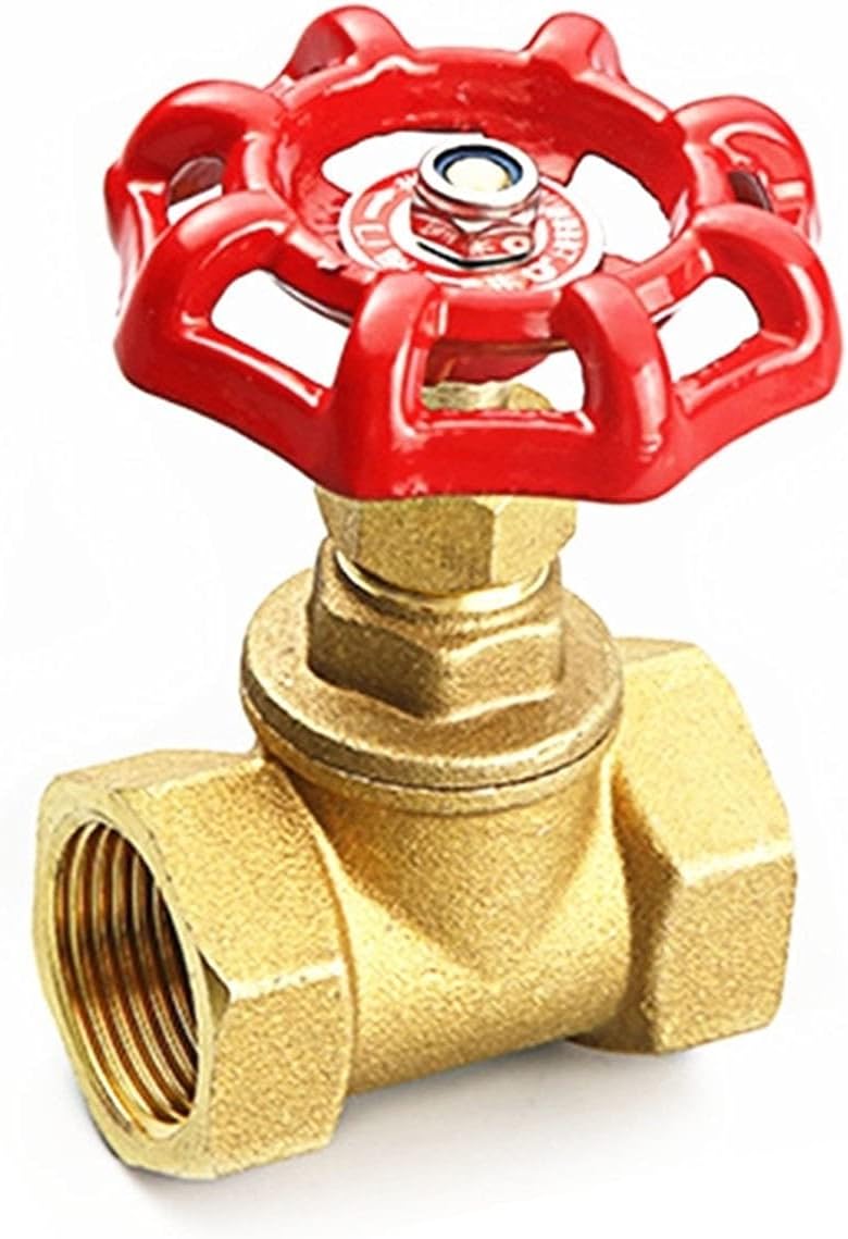 Copper Globe Valve shutoff 1/2 3/4 1 1-1/4 Inch Female Thread Brass Ball Valve Controller(DN25)