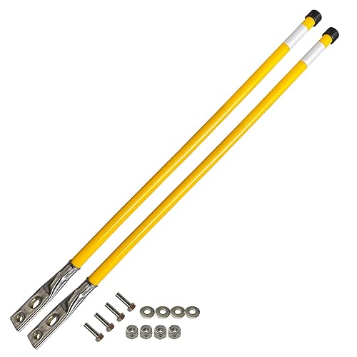 C CLINK Snow Plow Markers Blade Guides 28" Yellow 304