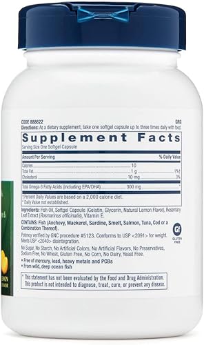 Miniatura 2 de GNC Aceite de pescado 90 cápsulas blandas