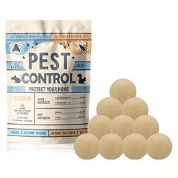 Pest Control Balls, Rodent Repellent, Mouse Repellents, Peppermint Oil Mice Repellent, Rat Deterrent, Repel Rodents(10balls)