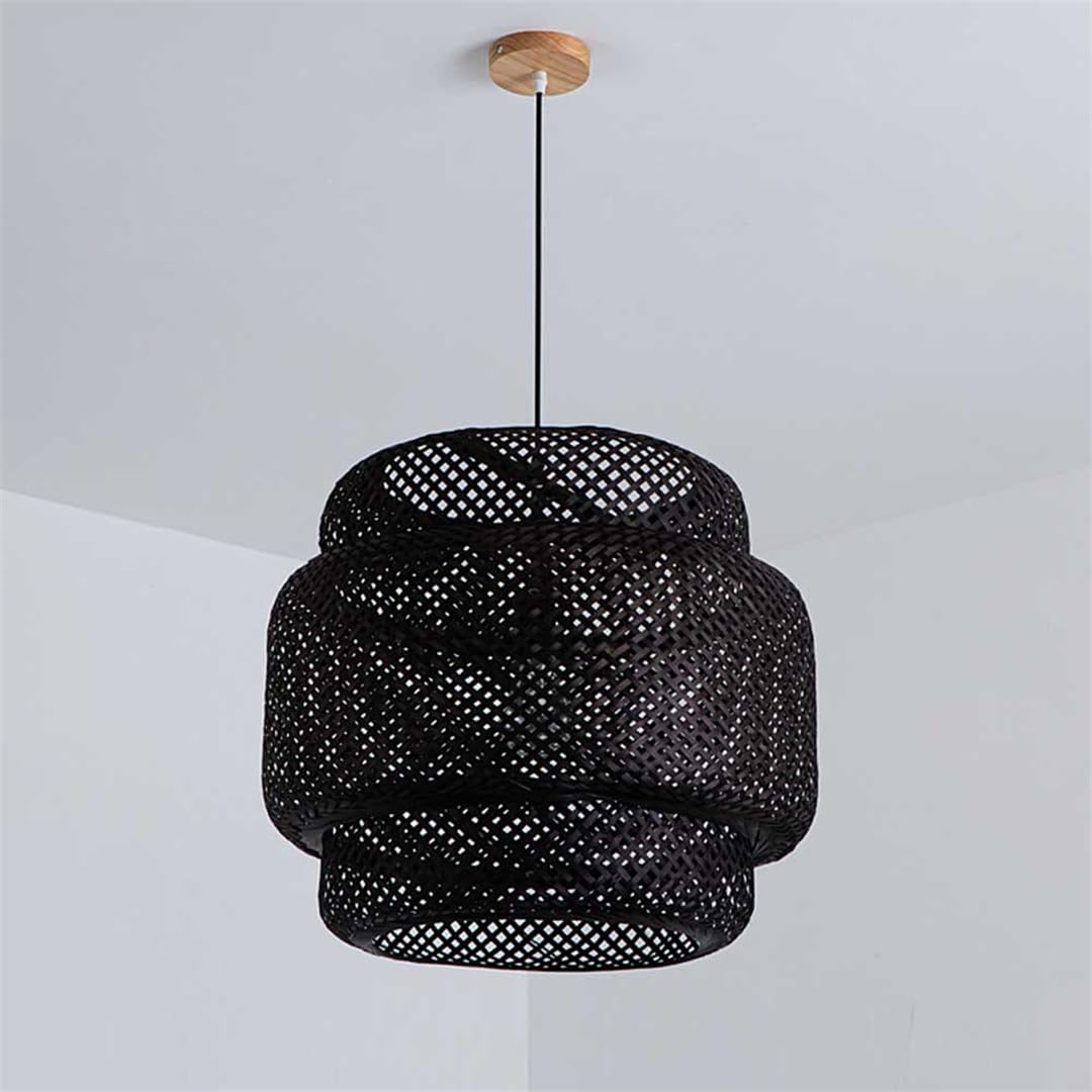 Plafonnier rotin naturel pour éclairage chaleureux et design durable