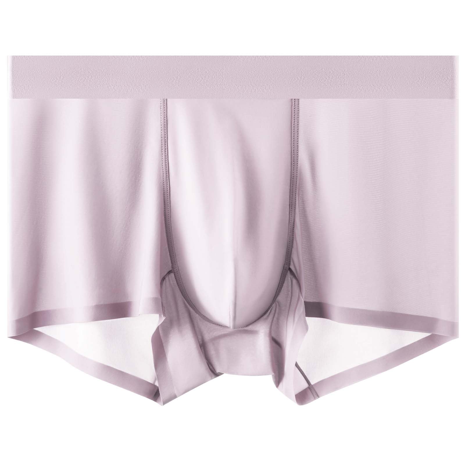 Viosea Ice Silk Men's Underwear Briefs See Thru Underwear Sexy Lingerie for Man
