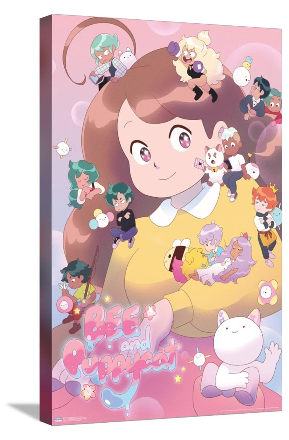 Trends International Bee and Puppycat - Group Key Art Canvas Wall Poster