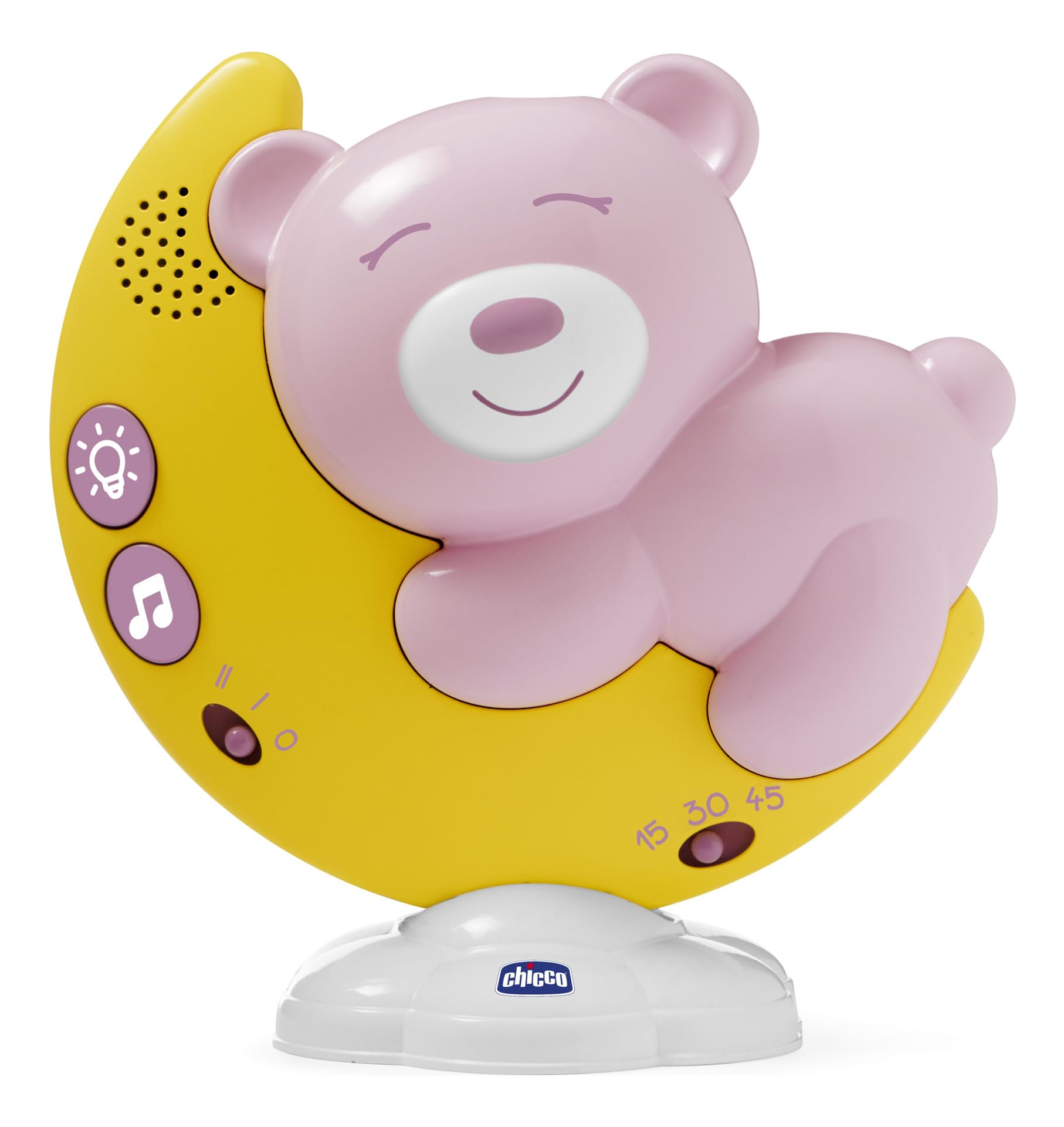 Chicco Next2Moon Móvil Cuna para Recién Nacidos, Proyector Desmontable, Compatible con Cuna Next2Me, Luces Multicolor, Música Relajante, Figuras Colgantes, Juguete para Recién Nacidos +0 Meses, Rosa