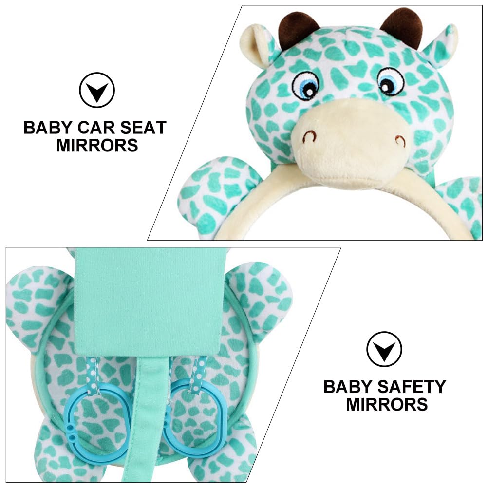 Specchietto Retrovisore Bambini, Baby Elephant Specchio Auto Bambino in Acrilico, Specchio Auto Neonato, Accessorio Auto Per I Neogenitori,