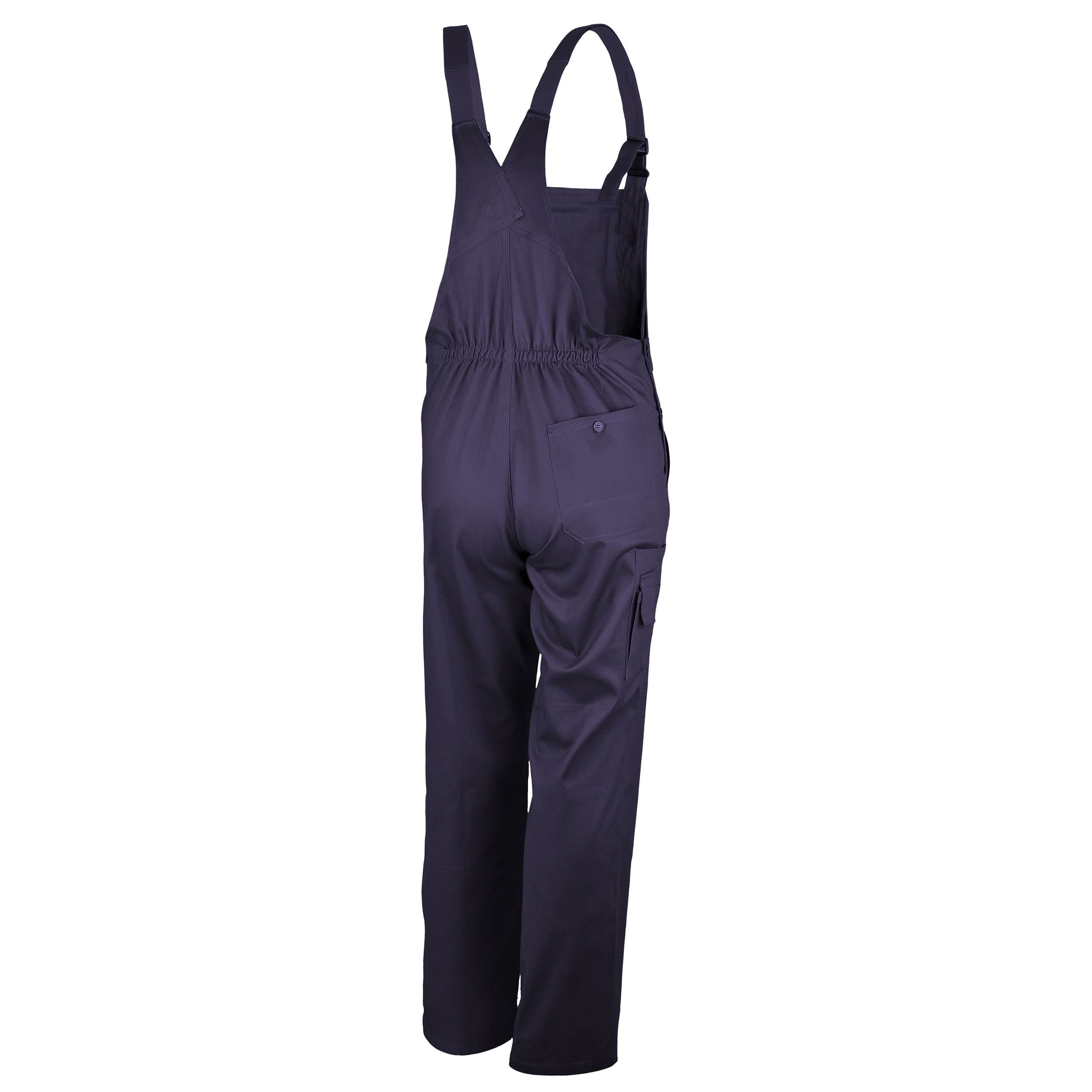 Qualitex Latzhose-Basic 100% Co 240 G/M ² - Azul Marino, 68