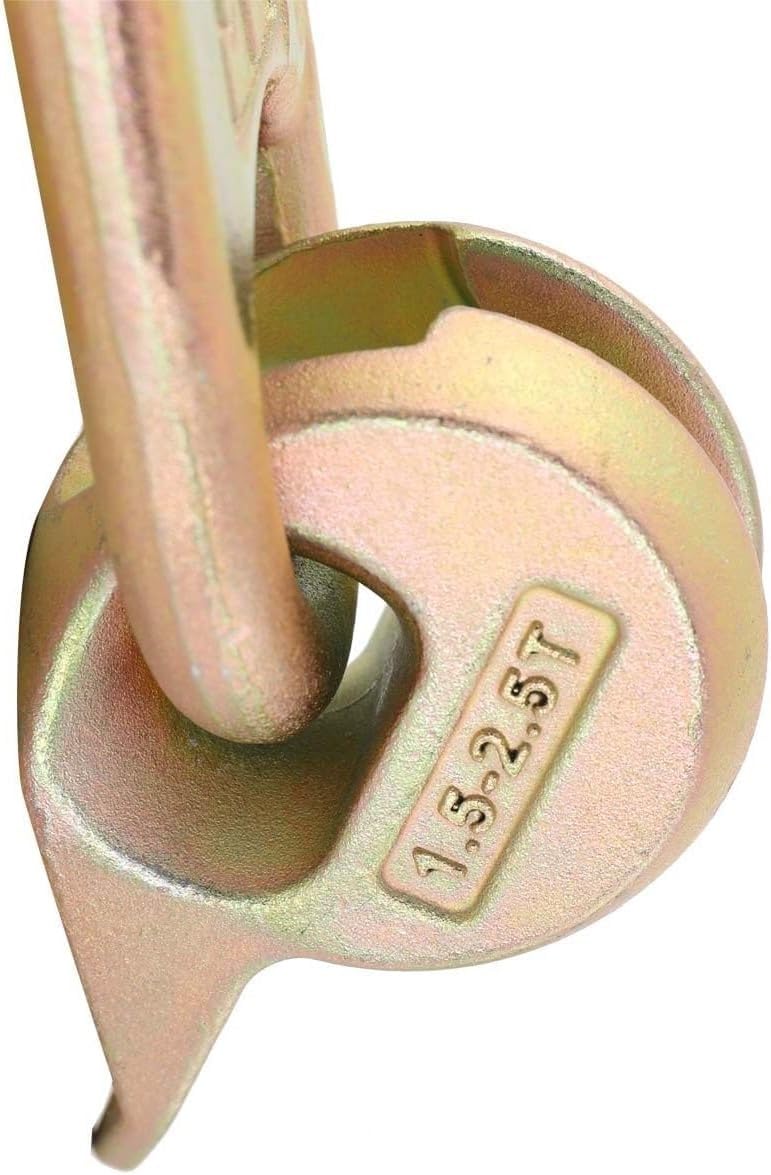 Anneau de levage, embrayage de levage en béton préfabriqué 1,5 T - 2,5 T, équipement de dispositif de panneau en acier, embrayage de levage rapide en acier for béton préfabriqué, boulons à œi