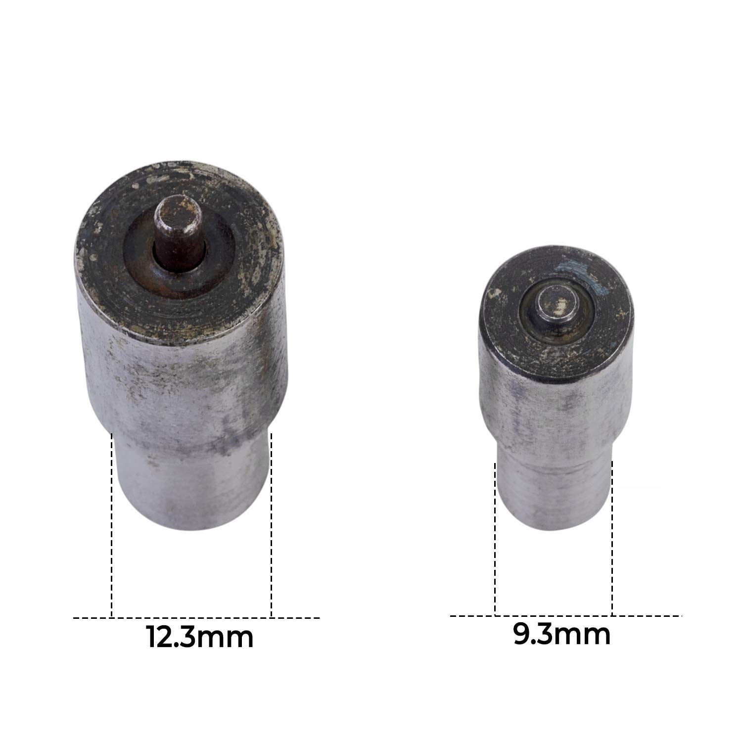 WedDecor 17mm Eyelet Grommets Fixing Dies for DK-98 Hand Press Machine for DIY Craft Projects, Clothing, Leather Work, Scrapbooking, Bags Decoration