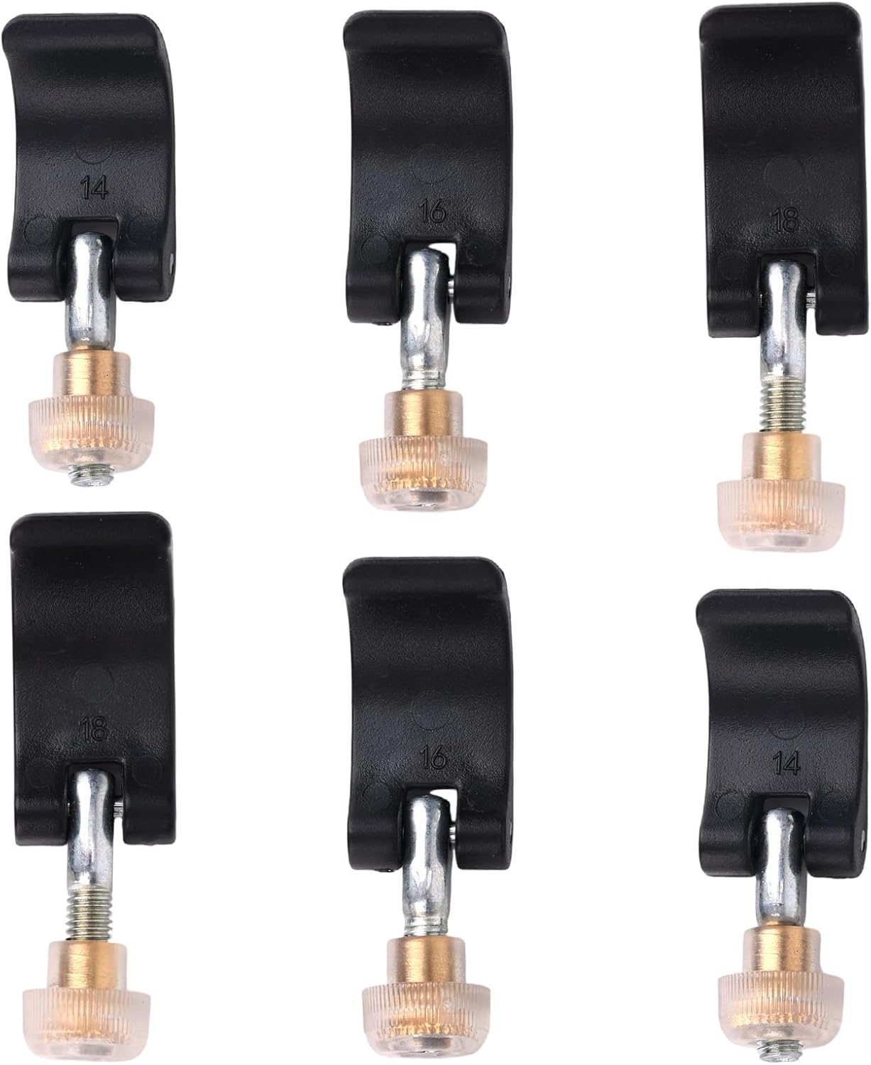 6pcs Trekking Poles Clamps Replacement, 3 Sizes Premium Trekking Poles Clips for Hiking Walking Camping Mountaineering Outdoor Repair Spare Parts 6pcs Trekking Poles Clamps Replacement, 3 Sizes Premium Trekking Poles Clips for Hiking Walking Camping Mountaineering Outdoor Repair Spare Parts