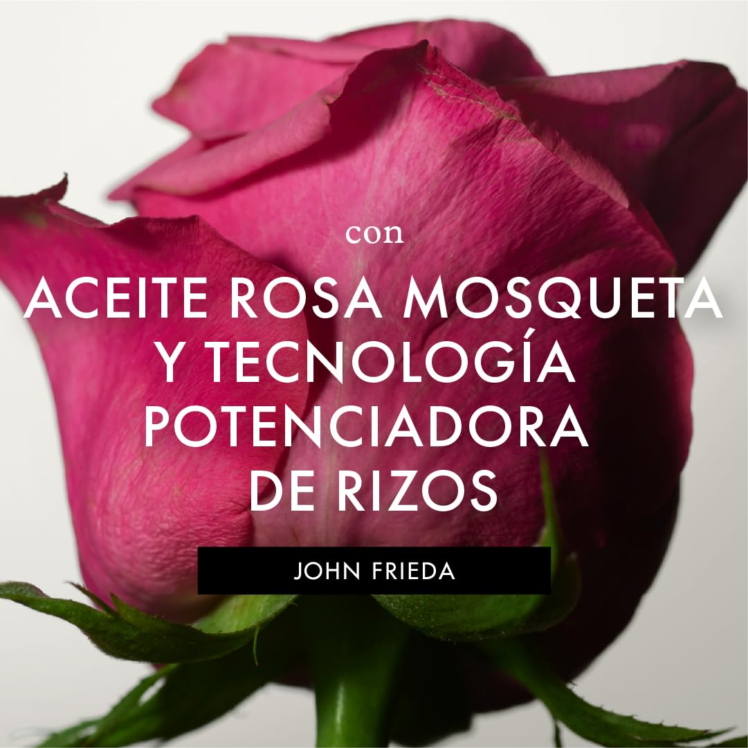 John Frieda Frizz Ease Dream Curls Spray Definidor de Rizos | Define y Reactiva Ondas y Rizos | Control del Encrespamiento y Elasticidad | Con Aceite de Rosa Mosqueta | Fórmula Vegana | 200 ml