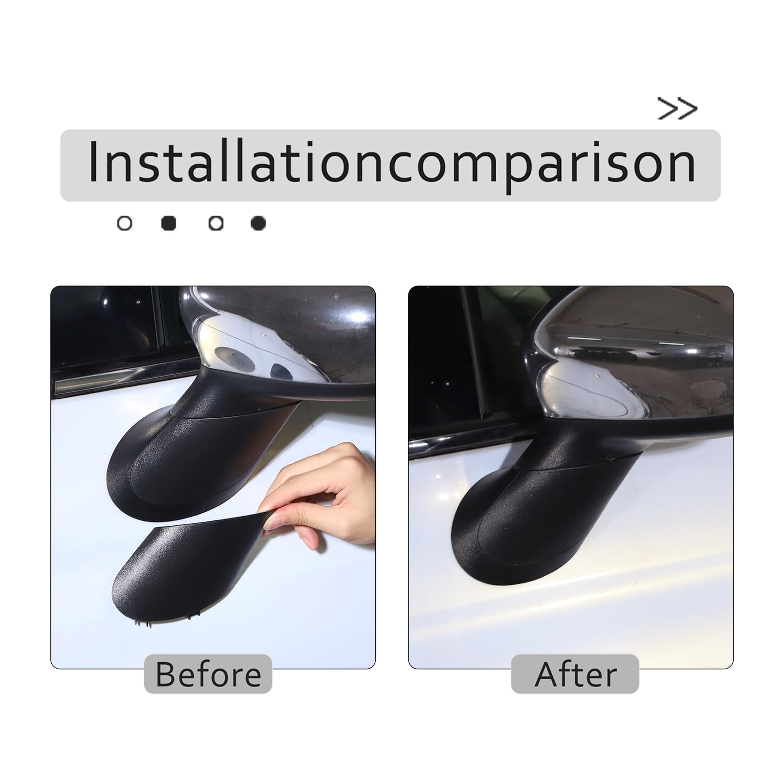 Amazon.com: Tumukiw Car Side Mirror Lower Cover 0735642839 