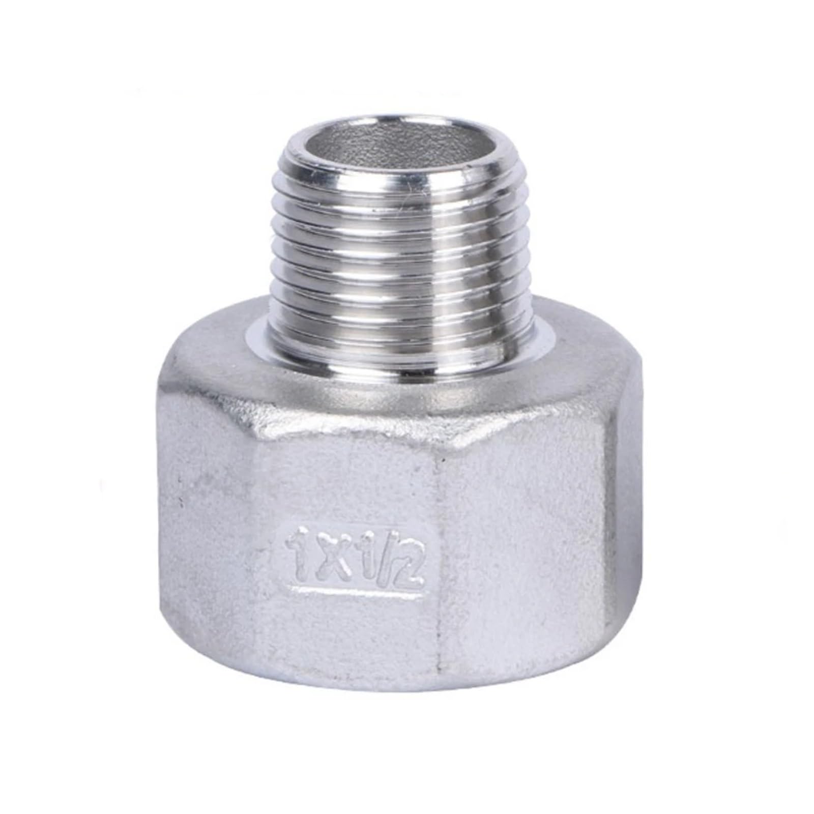 1/4 "3/8" 1/2 "3/4" 1 "1-1/4" 1-1/2 "2" acoplador reductor hexagonal hembra a macho conector de montaje de tubería de acero inoxidable 316 304(SS316L,2 To 2 Inch)