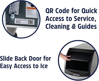 Scotsman Commercial Undercounter Ice Maker with Bin