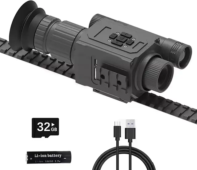 Lunette de visée nocturne numérique NK008 SUZLAZYR - Vision infrarouge HD 1080p