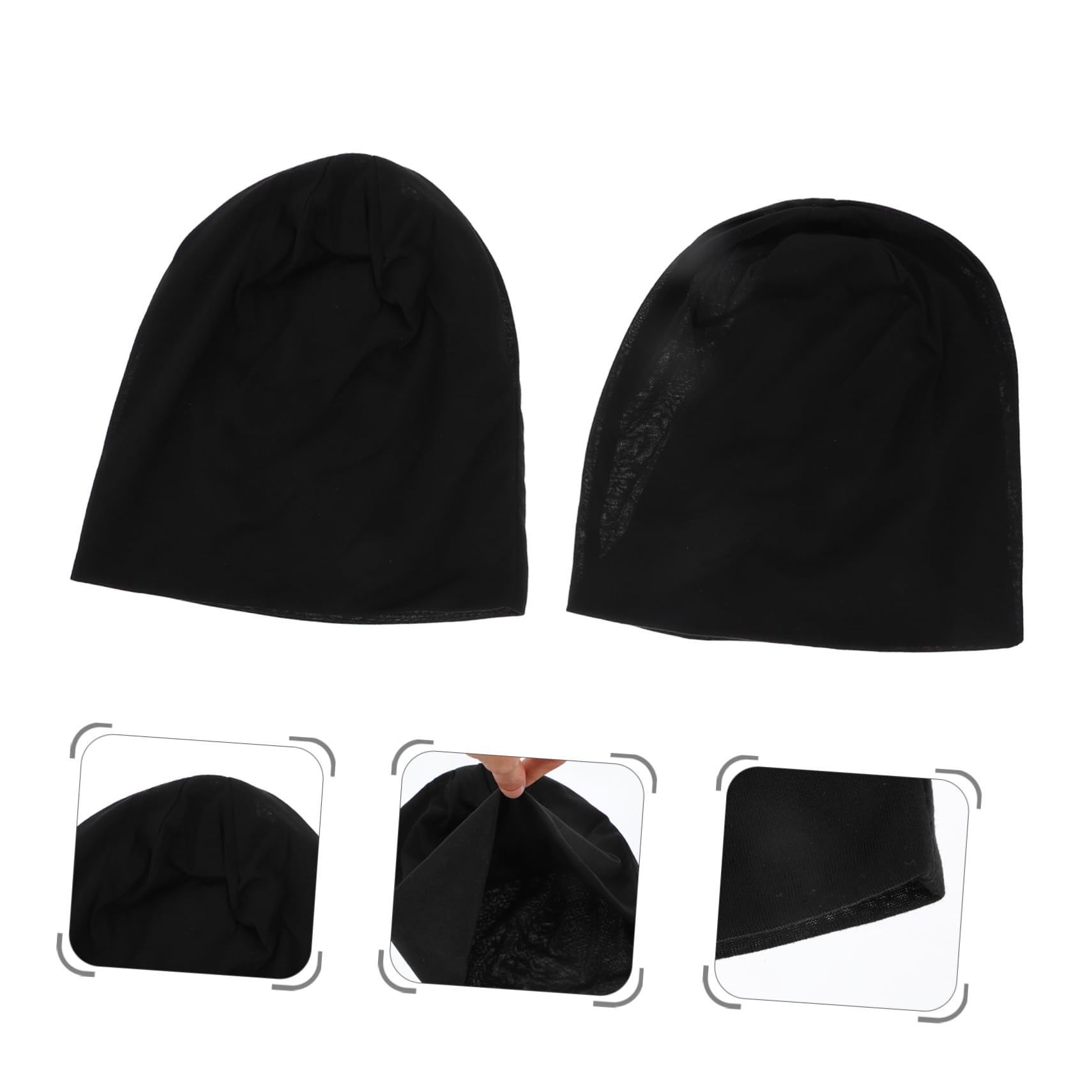 6 Piezas Gorro De Cobertura Puño Gorro De Nieve Poliéster