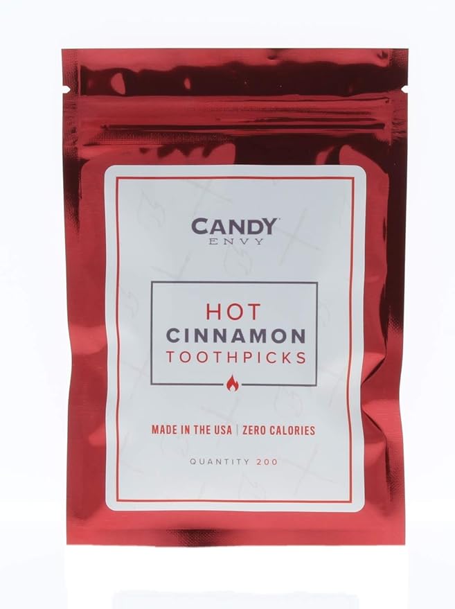 200 Ct. Cinnamon Flavored Toothpicks Hot Cinnamon Flavor Infused Toothpicks Help
