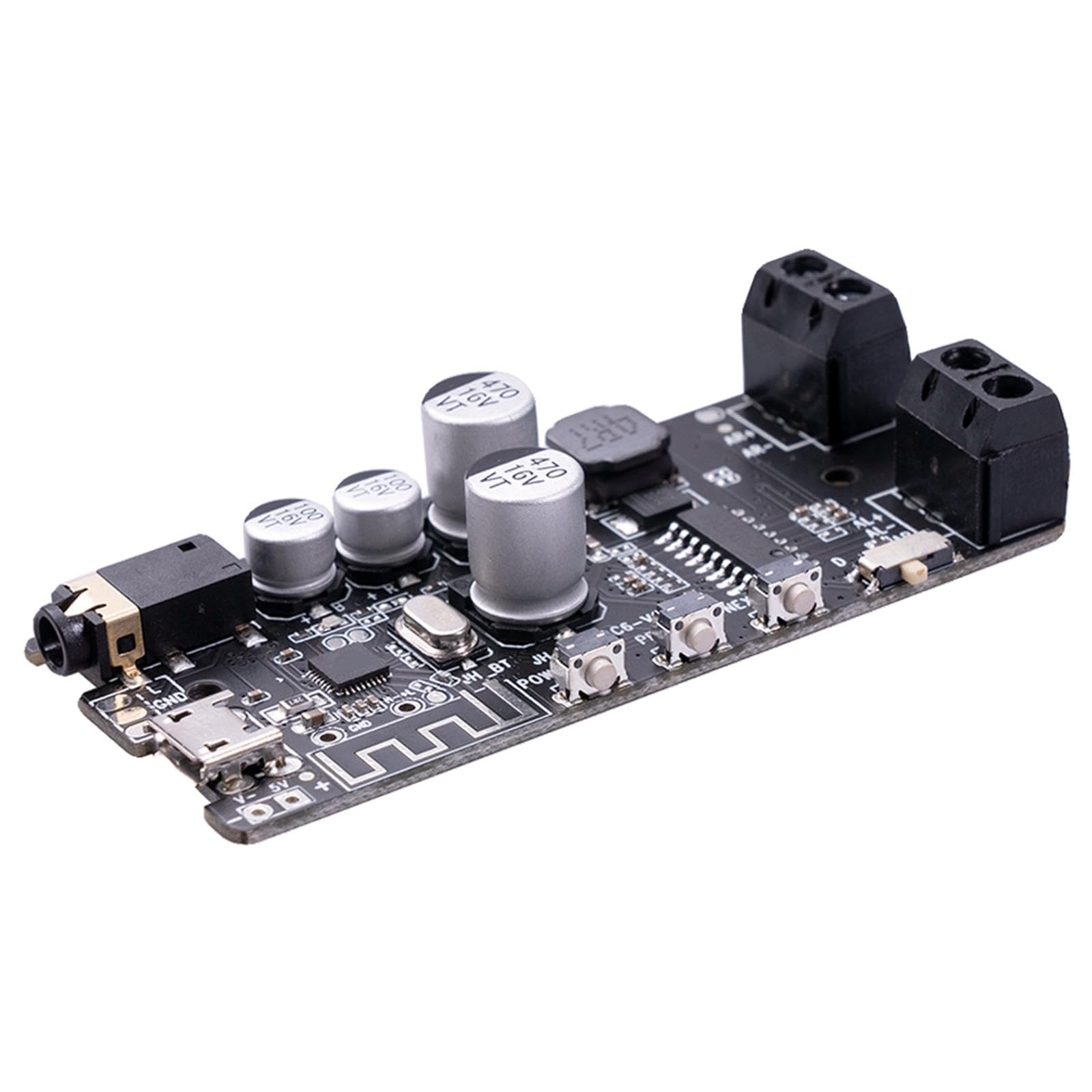Bluetooth 5.0 Amplifier Board Mini 2x5W Easy Installation Stereo for Home Black| TV, Video & Home Audio | Home Audio Stereos, Components | Amplifiers & Preamps|-picture-26