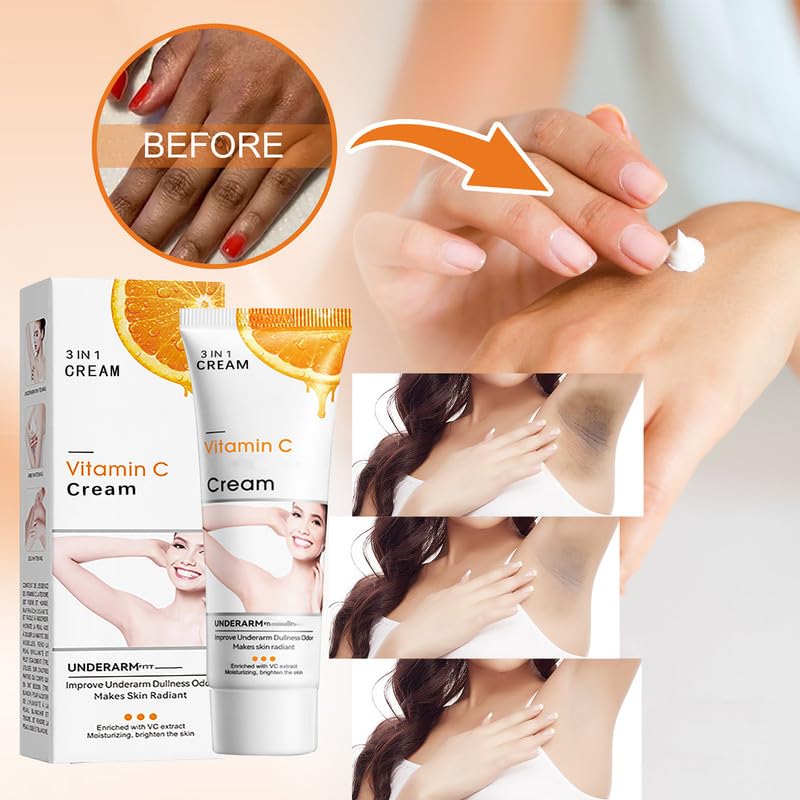 Miniatura 7 de Crema para Aclarar las Axilas y Partes Intimas, Para Piel Entrepierna, Manchas Codos, Piernas Zonas, Íntimas Cara Axilas, Rodillas Cuello 50G (1