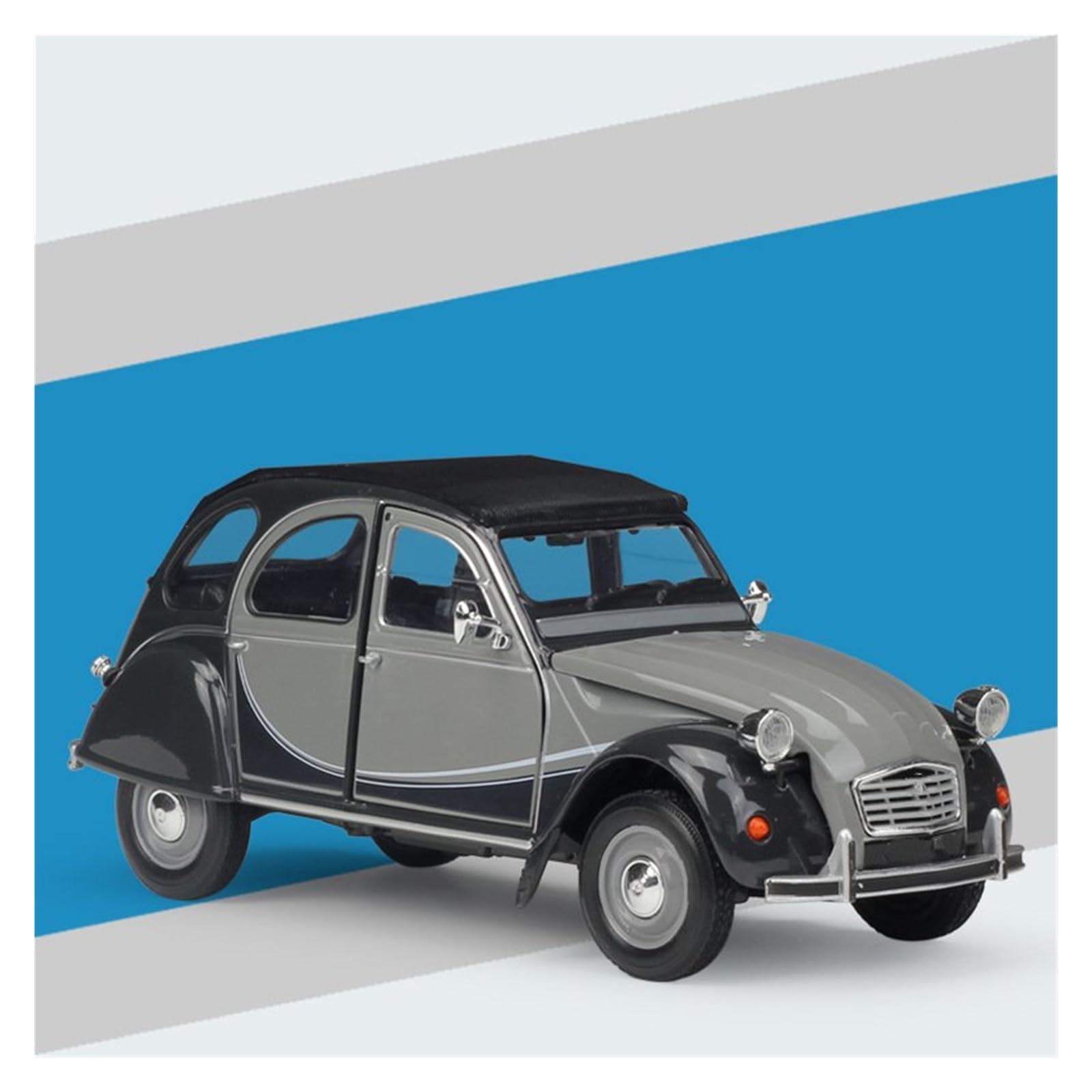 ONAIC Diecast Modello 1:24 Per Citroën 2CV 6 Per Charleston Modellino Auto In Lega Pressofusa Oggetto Da Collezione