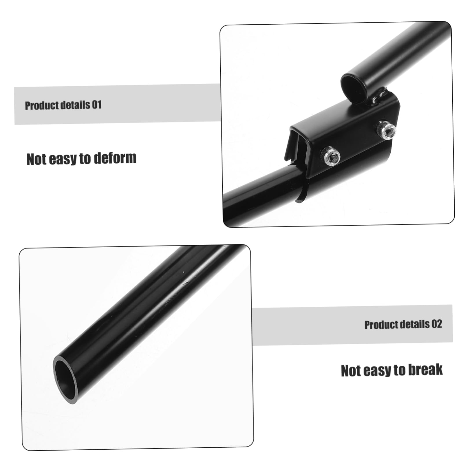 Guidon De Réglable En Longueur Matériau Confortable Pour Les Noir
