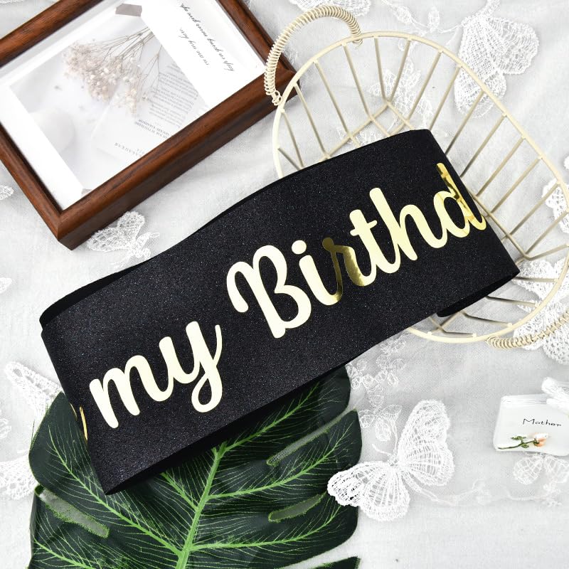 Birthday Bday Gifts for Women Men Birthday Party Sashes for Daughter Son Friend Birthday Accessories Decoration for Mom Dad3