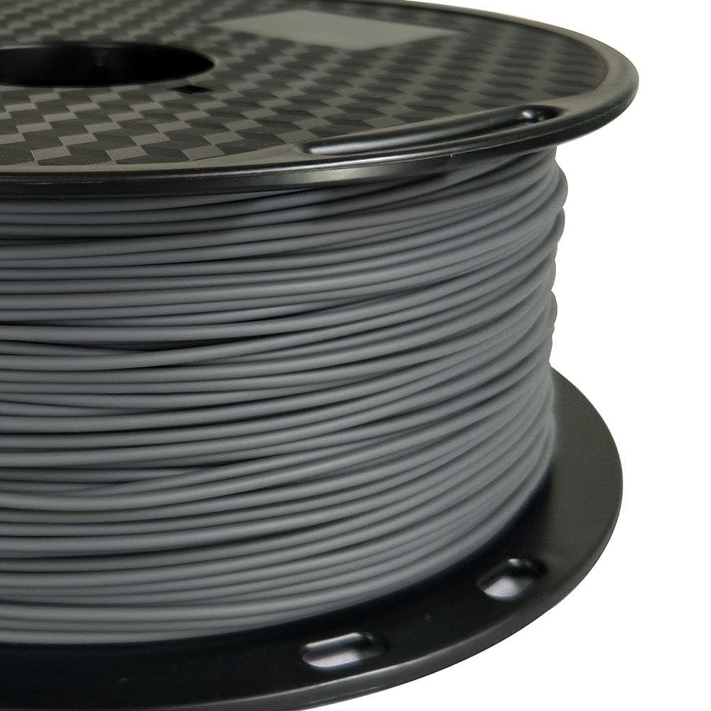 CC3D PLA Max PLA+ Slate Grey PLA Filament 1.75 mm 3D Printer Filament 1KG 2.2LBS Spool 3D Printing Material Strength Than Normal PLA Pro Plus Filament Gray Color