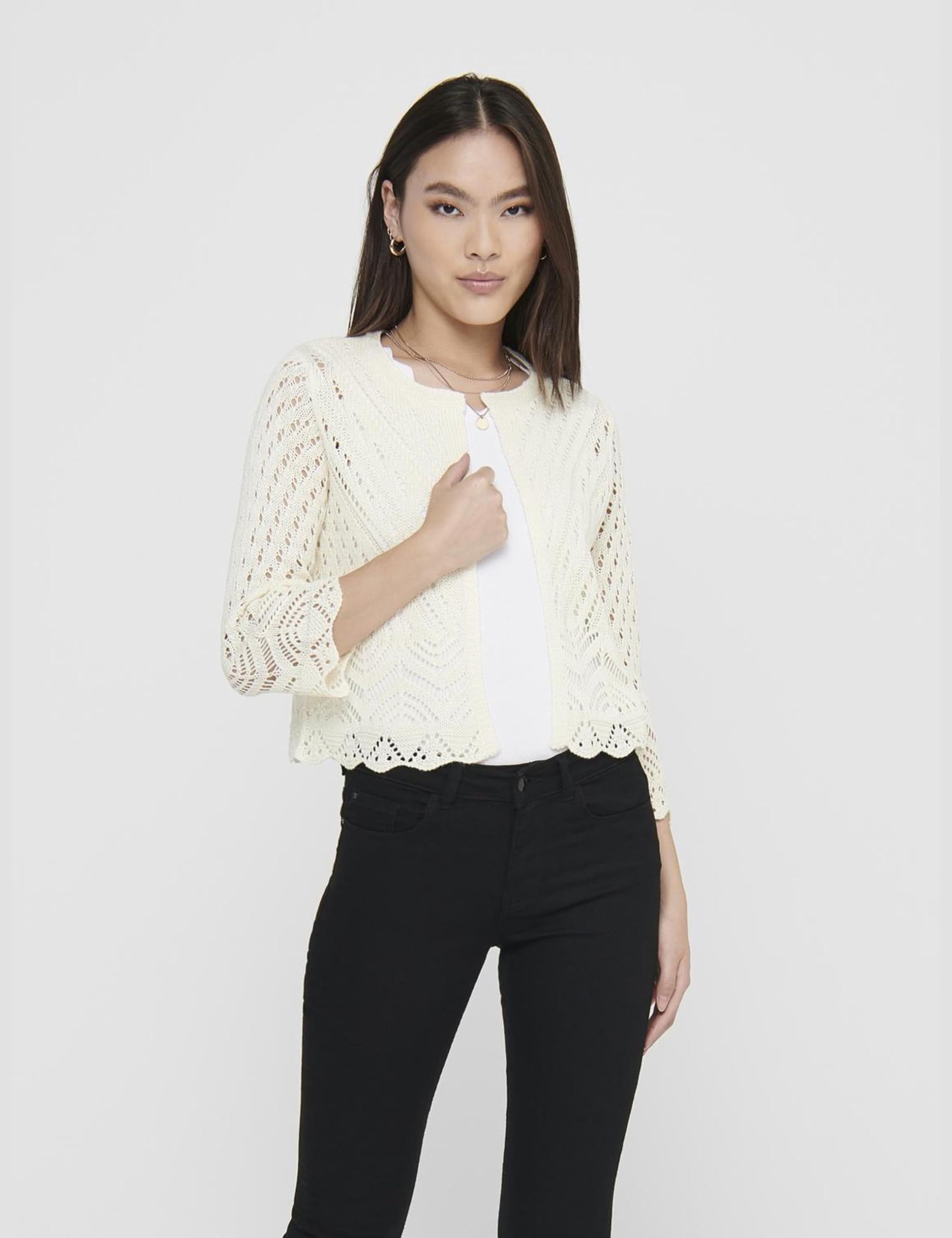 JACQUELINE de YONG Kardigan Kobiety Jdysun 3/4 Cropped Cardigan Knt Noos (1 w zestawie)
