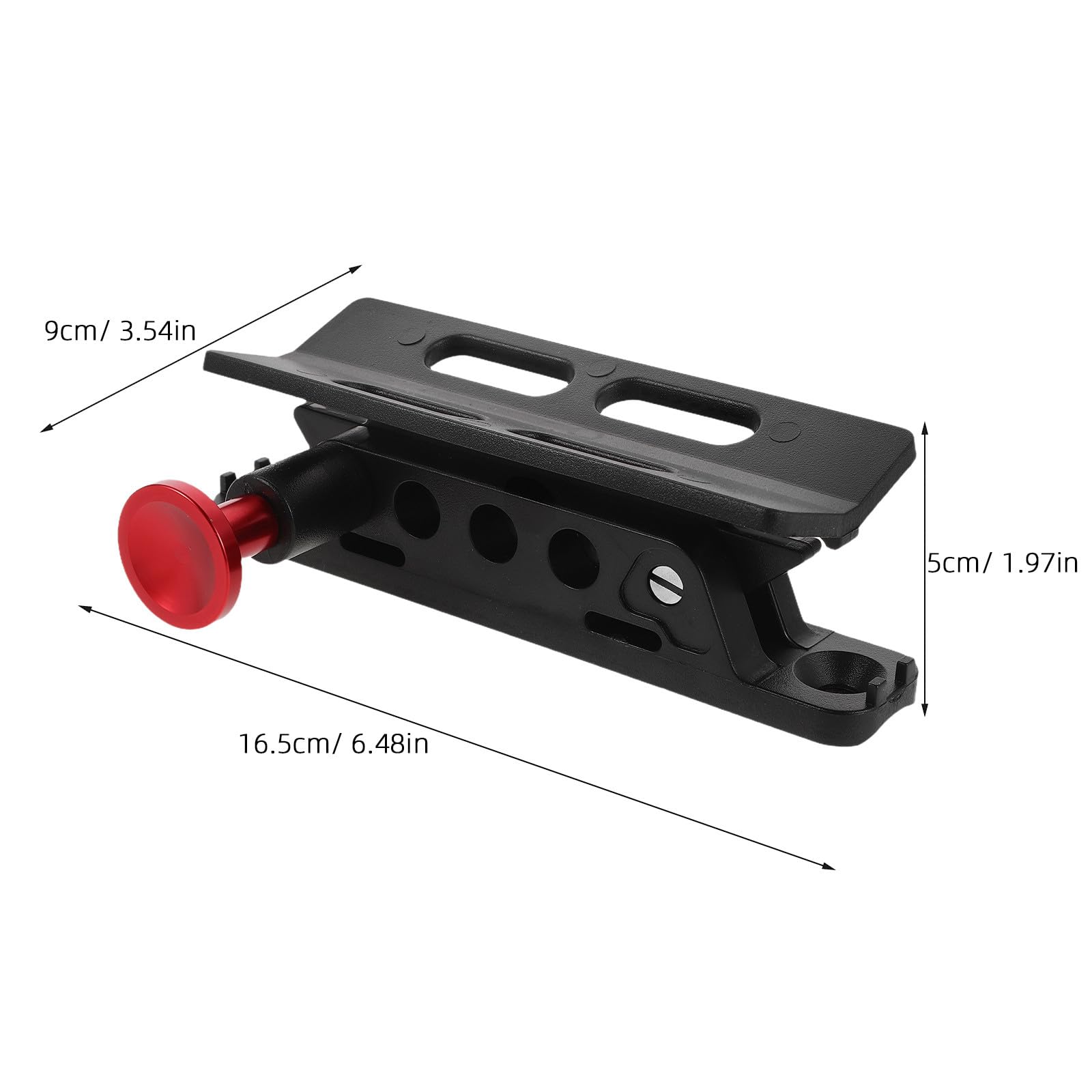 Gadpiparty Soporte de Extintor para Vehículo Utv Liberación Rápida, Abrazadera Antivuelco Resistente, Montaje Plástico Duradero para Motocicleta y Camión, Soporte Compacto para Seguridad