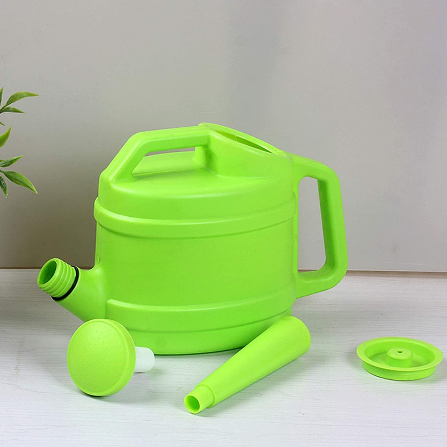 Gießkanne Gießkanne Für Pflanzen Im Freien Für Zimmerpflanze, Blume, Langer Auslauf Mit Abnehmbarem Sprinklerkopf Gießwerkzeug(Grün,3.5L)