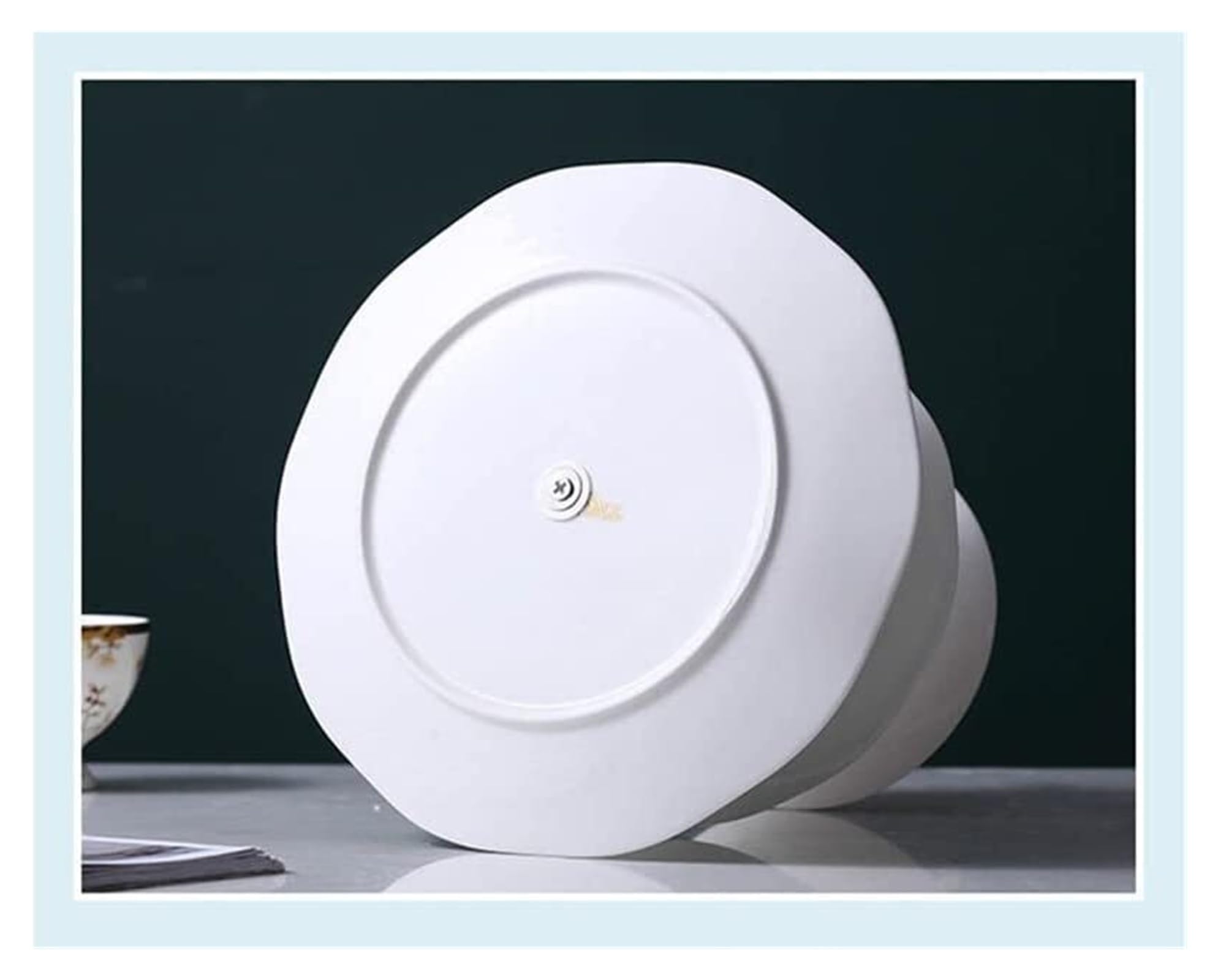 Taca Na Przekąski, Porcelanowy Talerz Na Ciasto, Deser, Owoce, 3 Szt., Zestaw Naczyń Kuchennych, Prezent Ślubny Z Miskami Sałatkowymi,Red-One Size