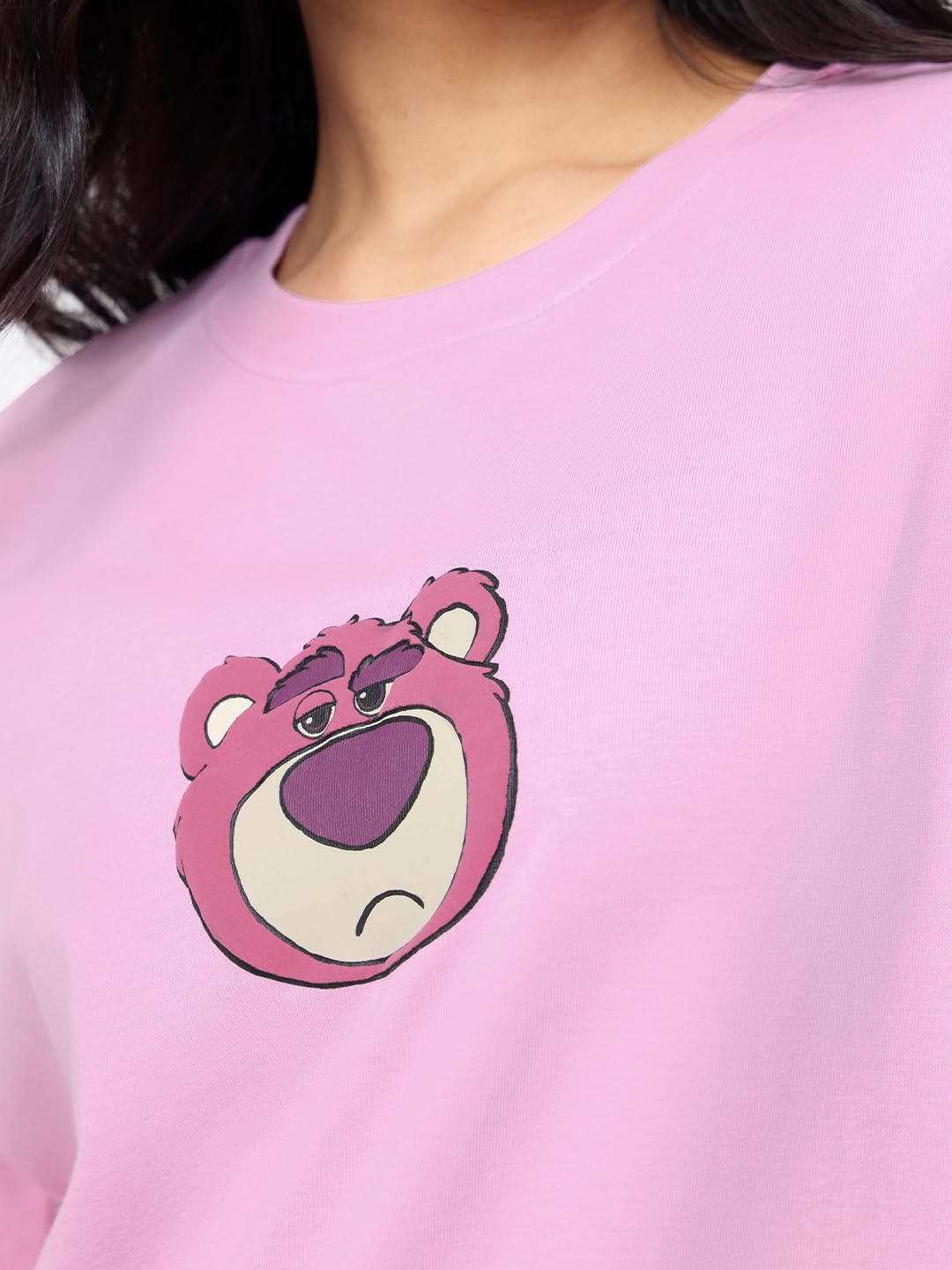 The Souled Store Lotso: Really? T-shirt oversize da donna e ragazza, a maniche corte, girocollo, con stampa grafica, in cotone, oversize, leggera, per tutti i giorni, streetwear