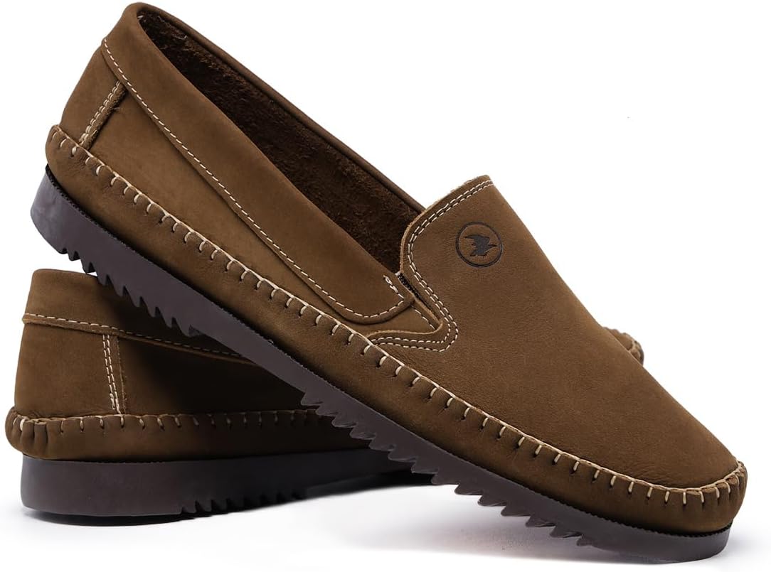 Mocassim Masculino Dockside Venture Couro Legítimo Blaqueado 2020