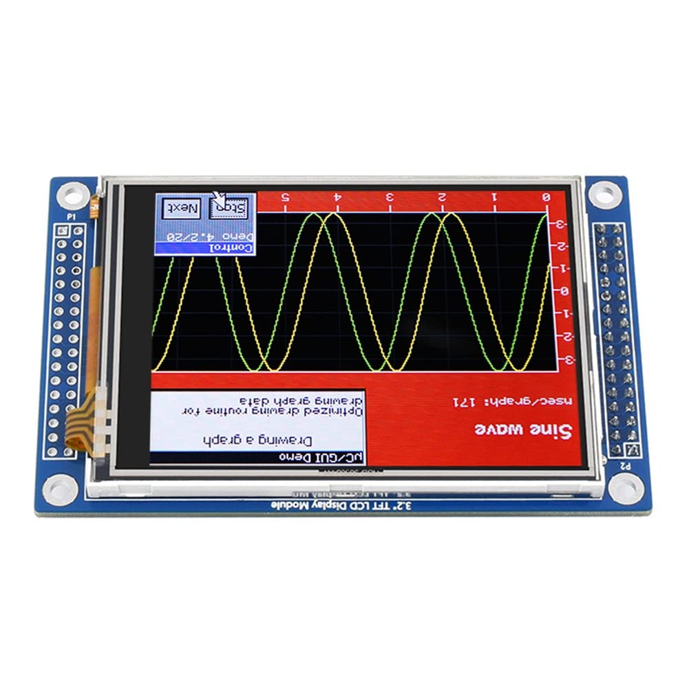 1 sztuka moduł wyświetlacza TFT-LCD moduł wyświetlacza 3,2 moduł wyświetlacza 320 x 240 pikseli ILI9341 8080 równoległy + SPI 3,3 V LCD 65K rezystor kolorów ekran dotykowy