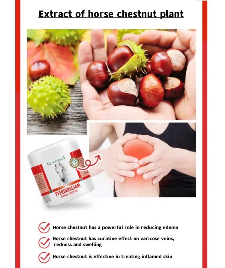 Miniatura 4 de Alemania importó la crema del masaje del gel del masaje del aceite del caballo 250mL