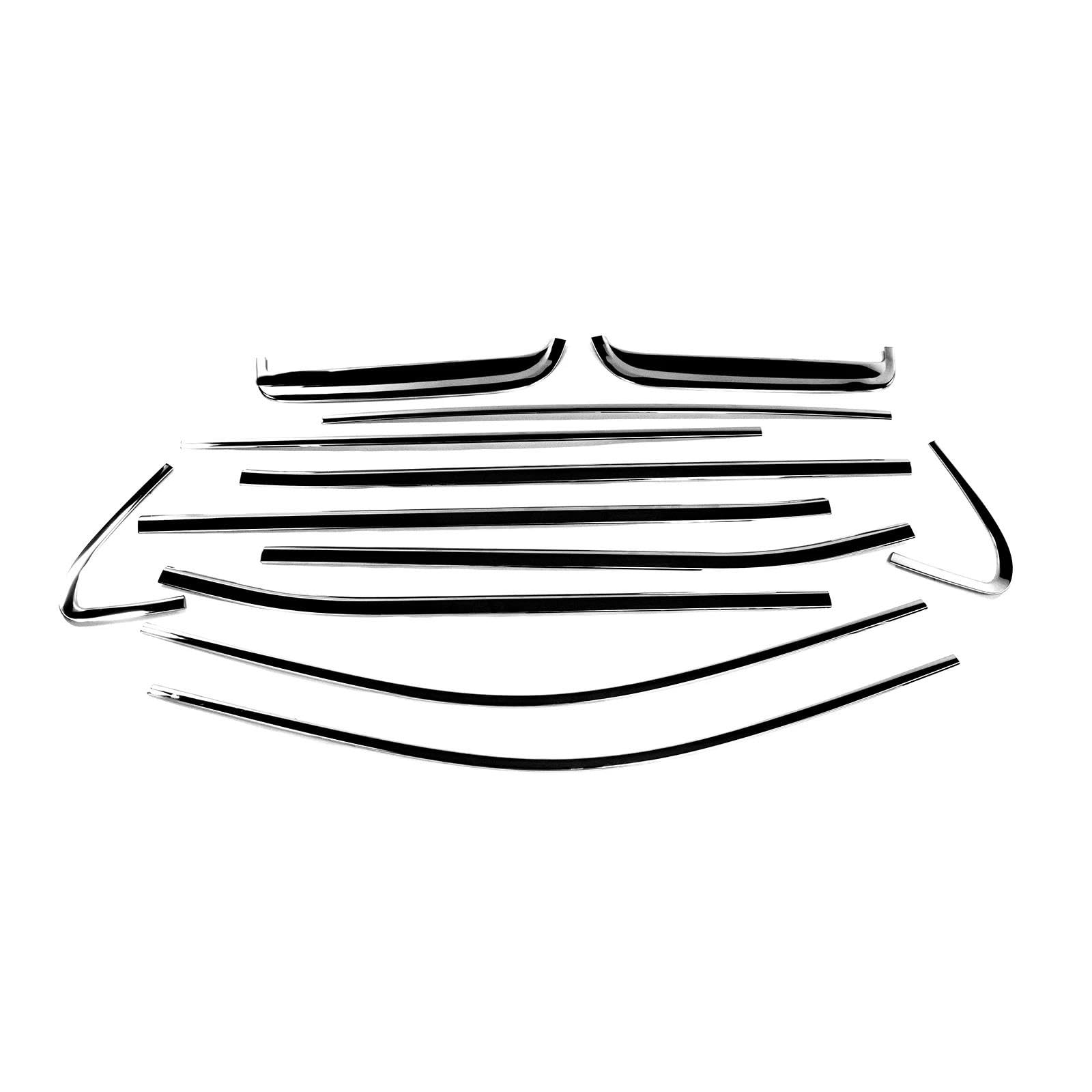 Snwdbh One Color Car Window Sealing Strip For Chevy For Silverado 1500 For Crew Cab 2019-2025 Exterior Cover Front Rear Moulding Trim Waterproof Exterior Belt
