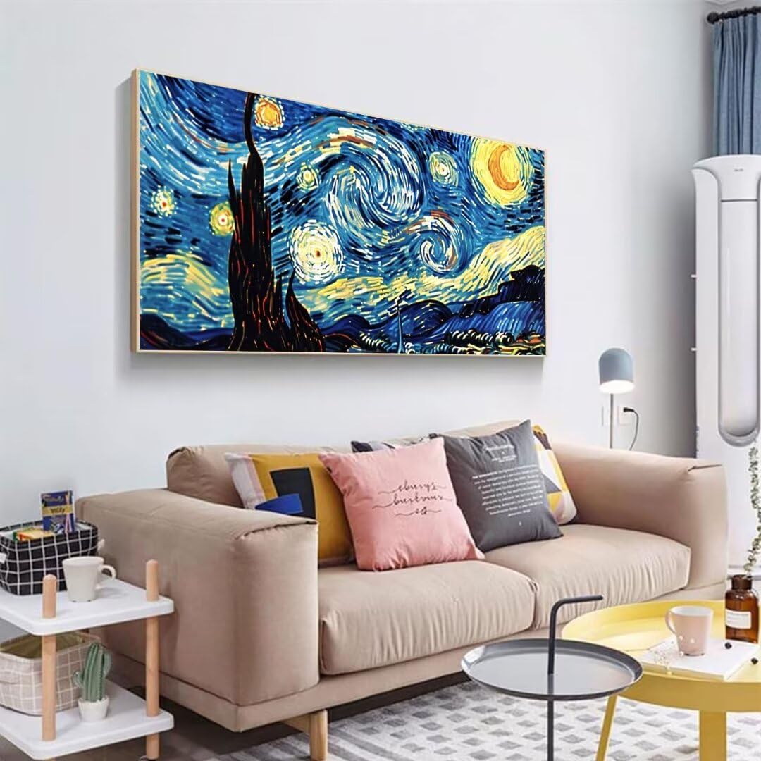 2 Pezzi cielo stellato Pittura Diamante, 5D Diamond Painting astratto, 40x90cm Diamond Painting Grandi Dimensioni, Strass Ricamo a Punto Croce Kit Diamond Painting per Decorazioni Natalizie Casa E-2