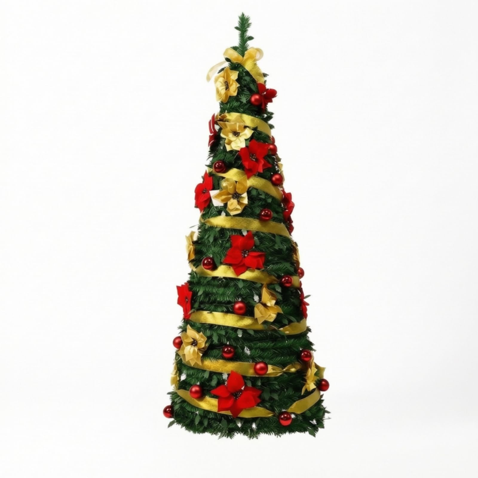 Faltbar künstlicher Weihtsbaum, 180cm Höhe 70cm Baumbreite